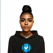 Load image into Gallery viewer, “VIRL” Unisex Hoodie (Black)