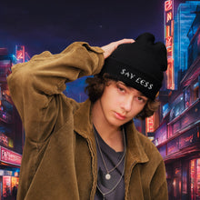 Load image into Gallery viewer, "$£" Flagship Logo Unisex Beanie (Black)