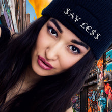 Load image into Gallery viewer, "$£" Flagship Logo Unisex Beanie (Black)