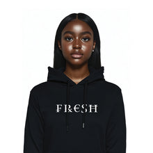 Load image into Gallery viewer, &quot;FRESH&quot; Unisex Hoodie (Black)

