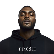 Load image into Gallery viewer, &quot;FRESH&quot; Unisex Hoodie (Black)
