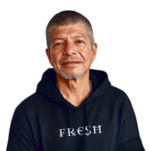 Load image into Gallery viewer, &quot;FRESH&quot; Unisex Hoodie (Black)
