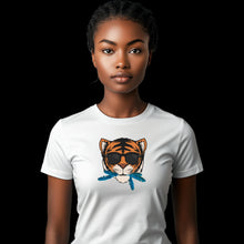 Load image into Gallery viewer, “THE CAT [THAT ATE THE CANARY]” Unisex T-Shirt (White)
