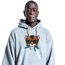 Load image into Gallery viewer, “THE CAT [THAT ATE THE CANARY]” Unisex Hoodie (Gray)
