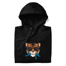 Load image into Gallery viewer, “THE CAT [THAT ATE THE CANARY]” Unisex Hoodie (Black)
