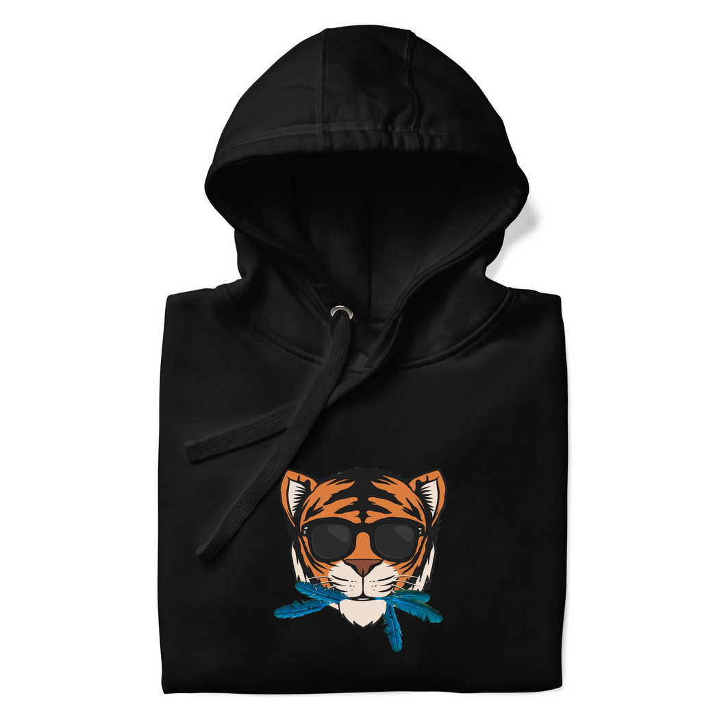 “THE CAT [THAT ATE THE CANARY]” Unisex Hoodie (Black)