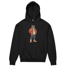Load image into Gallery viewer, "Alley Cat (That Ate the Canary)" Hoodie [Black]
